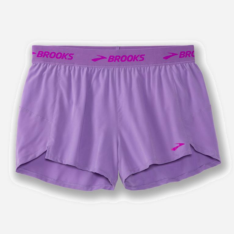 Brooks Chaser 3 Løpeshorts Dame Online - Lilla - Norge (SWK385960)